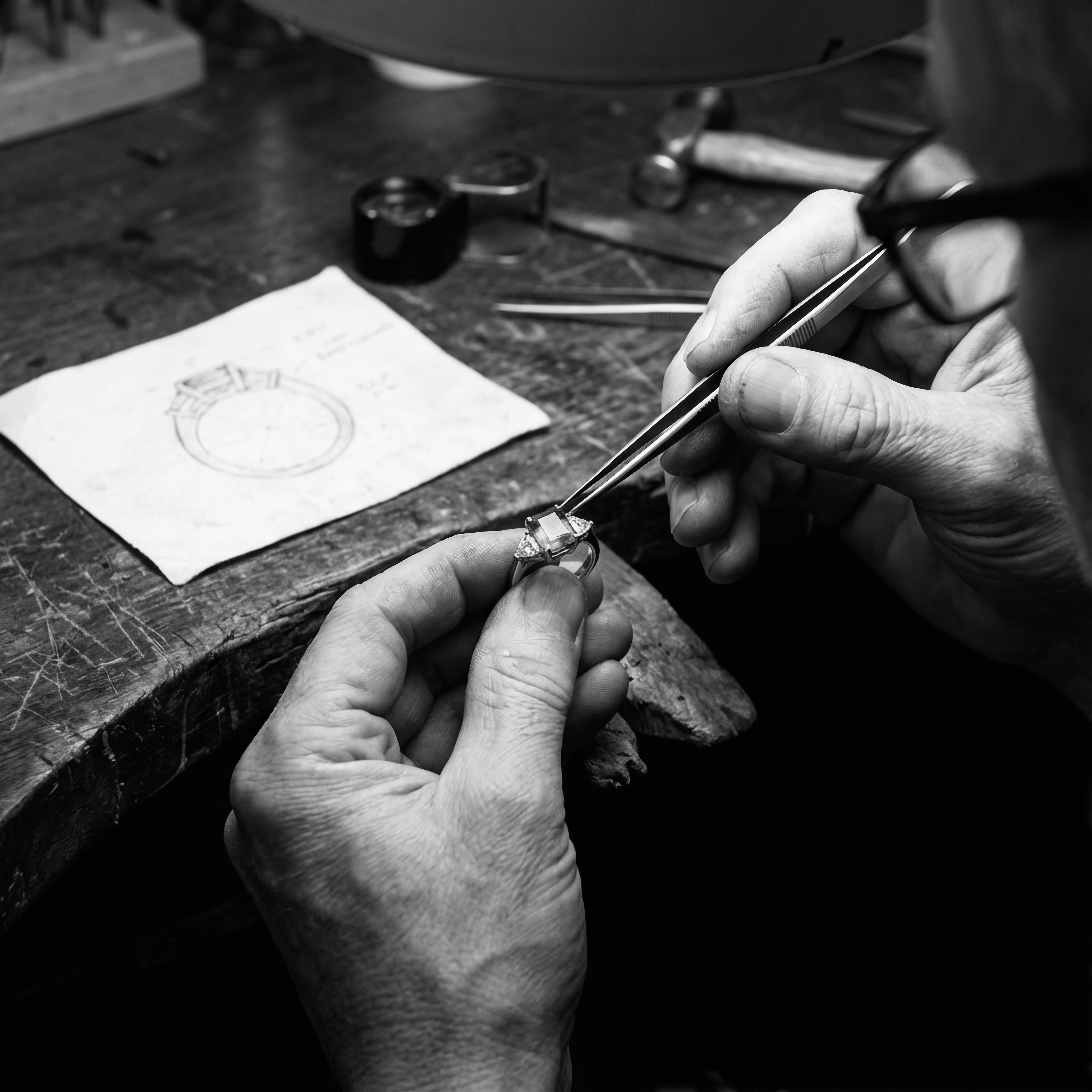 Master craftsman at work